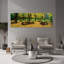 Robert Treman State Park, État de New York, États-Unis, art abstrait contemporain d'automne, art mural-1447538726