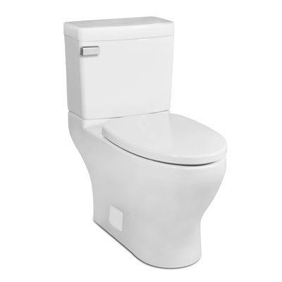 Icera Cadence 1.28 GPF Elongated 16.5 Comfort Height Chair Height Floor Mounted with Seat Included Toilet