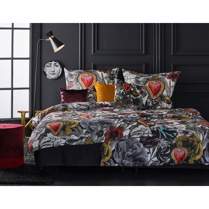 Floral Duvet Cover Set with Pillowcases, 155 x 220cm Duvet Cover + 1 Pillowcase