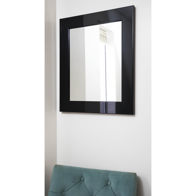 Miroir Dematteo, H 25,5 po x l 21,5 po, Noir