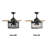 Cruzville 910'' Ceiling Fan with Light Kit