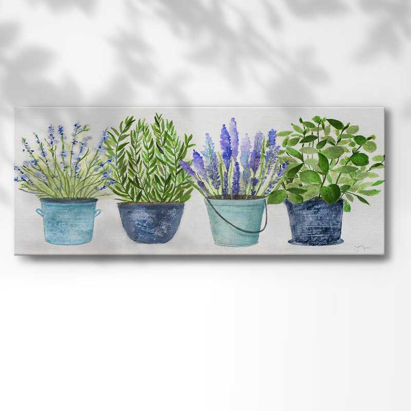 " Fresh Herb Collection ", 8" H x 20" W x 1.5" D