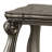 Platinum End Table With Bottom Shelf
