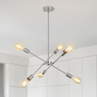 Lustre sphérique spoutnik 6 lumières Montagnes
