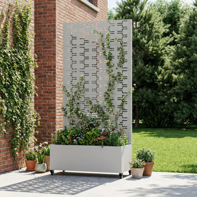 Lit de jardin surélevé rectangulaire