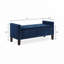Banc de rangement rembourré capitonné avec accoudoirs-61185528