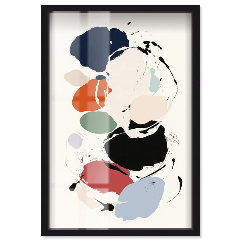 «Dalio I Shadowbox Print», art mural moderne par Art Remedy, H 16 po x l 11 po, Noir