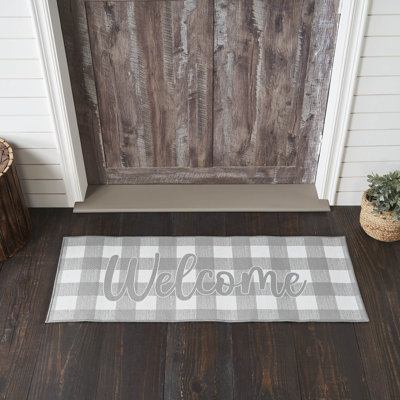 Annie Buffalo Check Non-Slip Outdoor Doormat