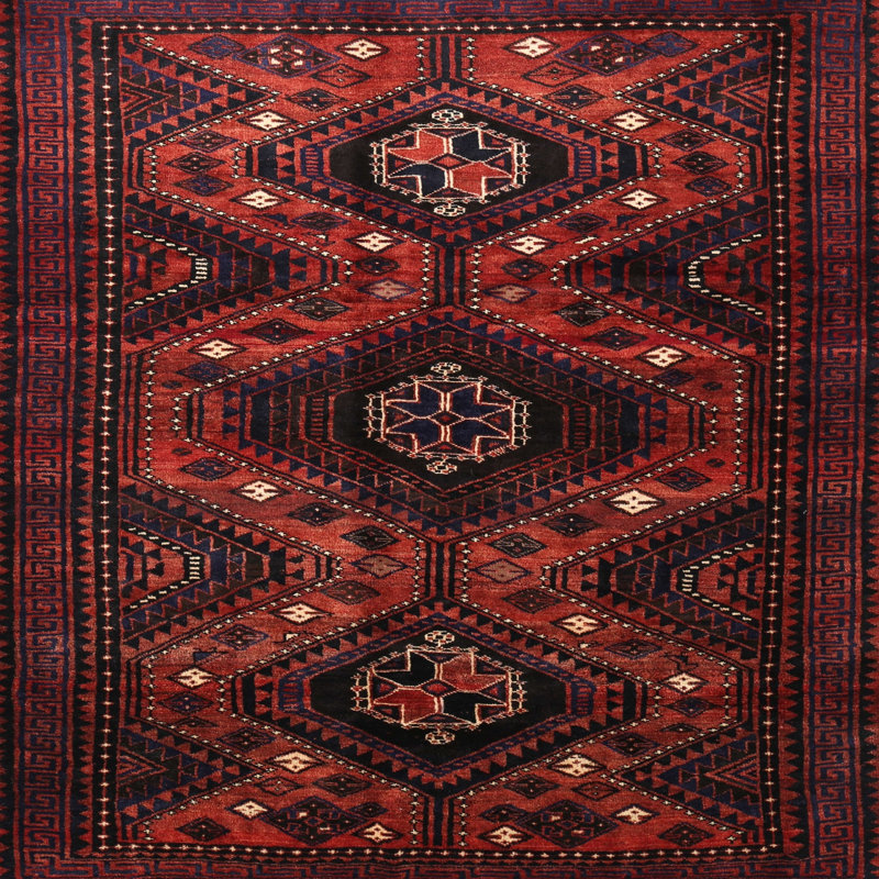 Southwestern Indoor Rug, Round 7'