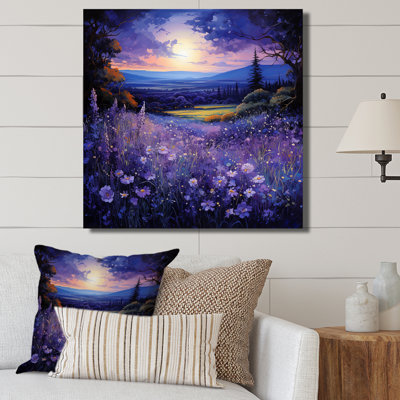 Lavande Horizon Country Side Windows III - Farmhouse Windows, art mural