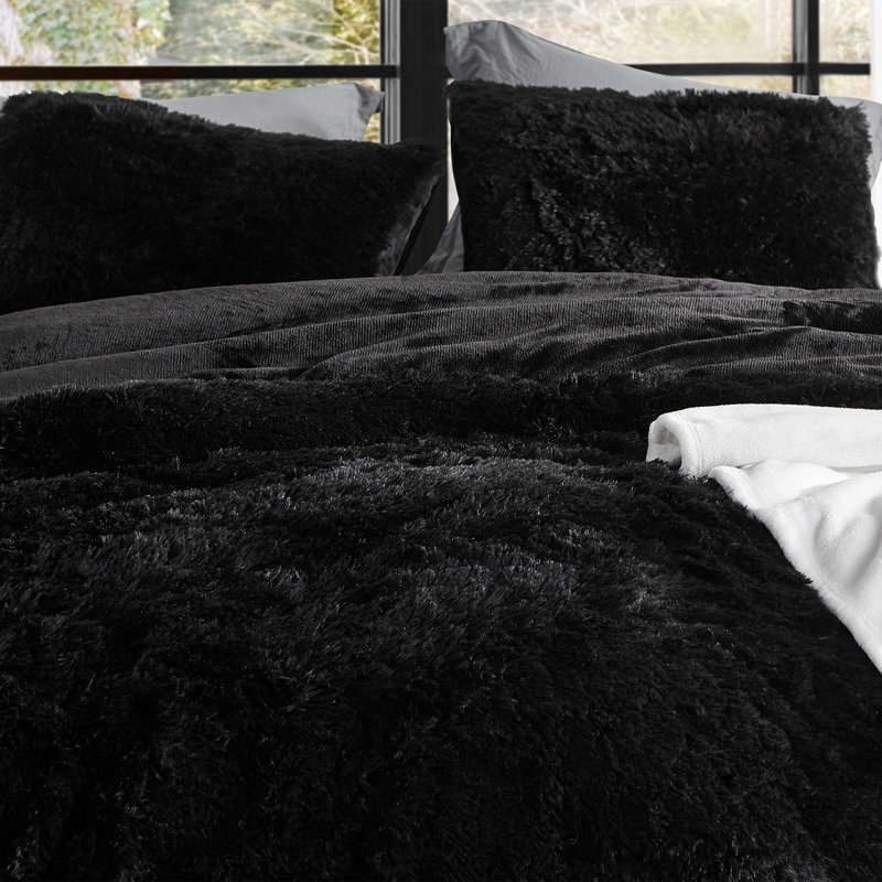 Are You Kidding Polyester Comforter, Twin XL Comforter, Black