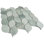 Polished 2" x 4" Marble Leaf Mosaic Wall & Floor Tile