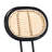 Ailene 24'' Mid Century Modern Metal Frame Rattan Back Counter Stool-953421158