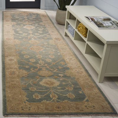 Oushak Hand Knotted Wool Oriental Rug