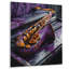  «Purple Gold Music Instument Saxophone I - Décoration murale musique-1896920930-1896920933