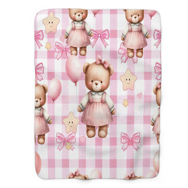 Mom Care - Couverture sherpa de qualité supérieure 1 pièce, L 60 po x L 80 po