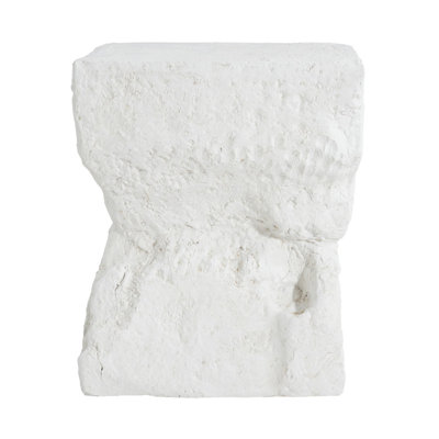 Cleo Outdoor Paito Modern Minimalist MGO Side Table, White