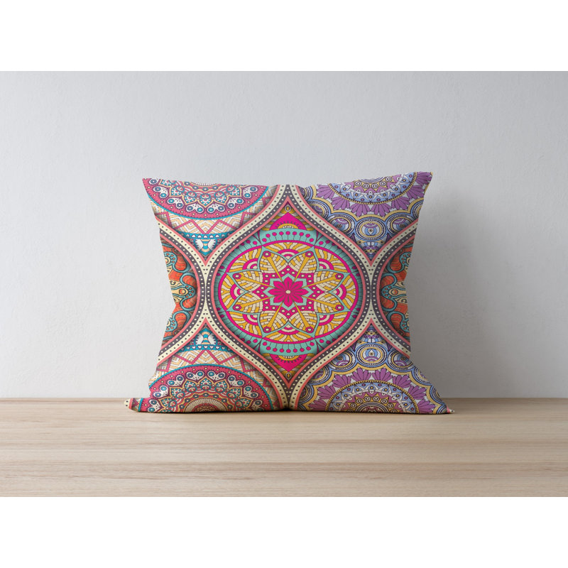 Housse de coussin décorative, 50% polyester / 50% coton, 16,9 po x 16,9 po | Impression numérique, lavable à la machine à 86 ° F | Parfait pour la décoration intérieure, le salon et la chambre à coucher, tissu doux et durable
