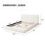 Lit plateforme tapissier Minimalist-123862949