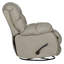 Fauteuil inclinable et pivotant en cuir italien-40057385