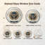 Panneau de fenêtre en verre pour décoration intérieure American Eagle USA 250th Anniversary - H 12 po-126676158