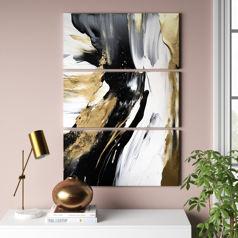 «Monson», ensemble d'art mural sur toile, H 48 po x l 32 po x P 1 po