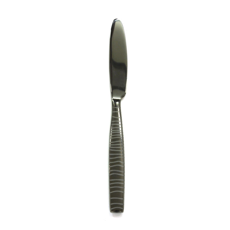 Tigre Table Knife - 48 Pieces, Oro-nero