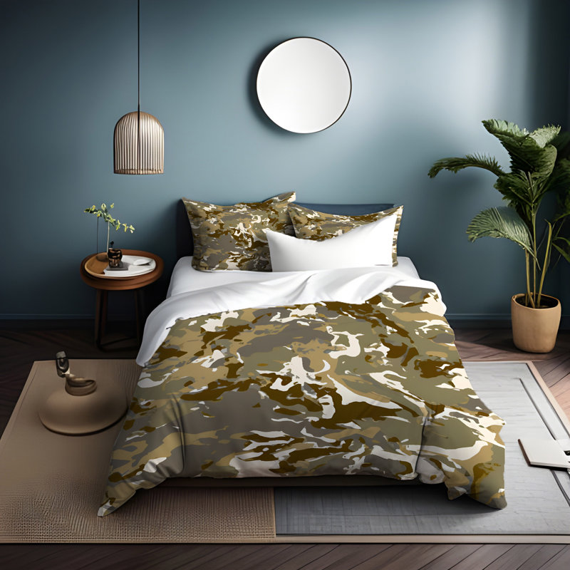 Abstract Duvet Cover, King Duvet Cover + 2 King Shams