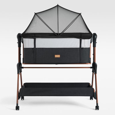Bedside Cot with Mattress and Stand