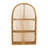 Harmony Arch Rattan Boho 3-Tiered Wall Shelf