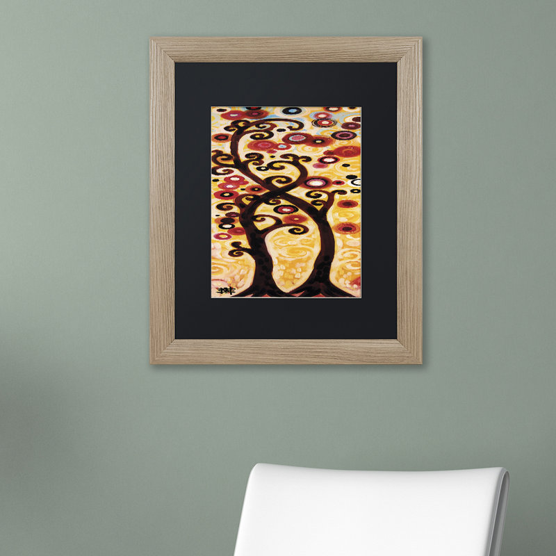 « 012 », reproduction d’art encadrée, H 20 po x l 16 po x P 0,5 po, Noir, Cadre noir