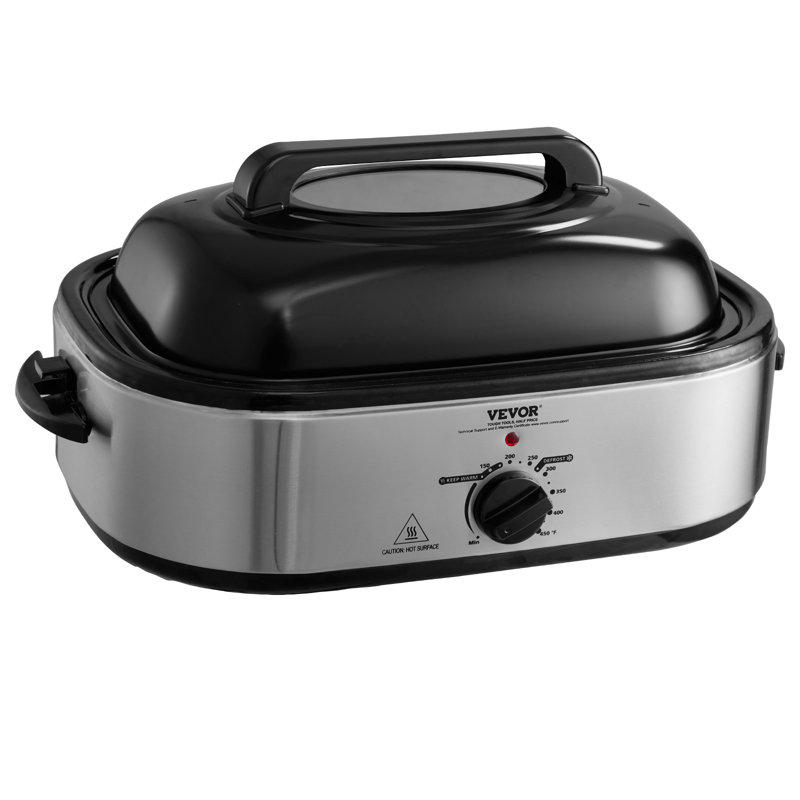 VEVOR 22 Qt. Electric Roaster Oven, Silver