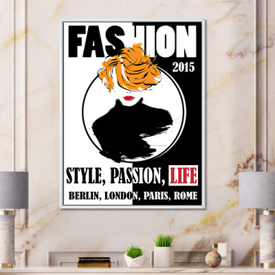" Style Passion Life Fashion Girl V "