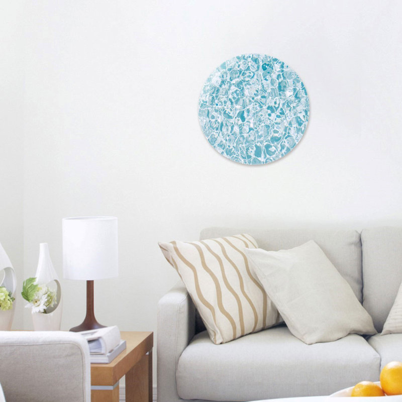 Pool Reflection Round Print