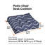Coussin de siège de patio 19 po Bergholt W-703178836