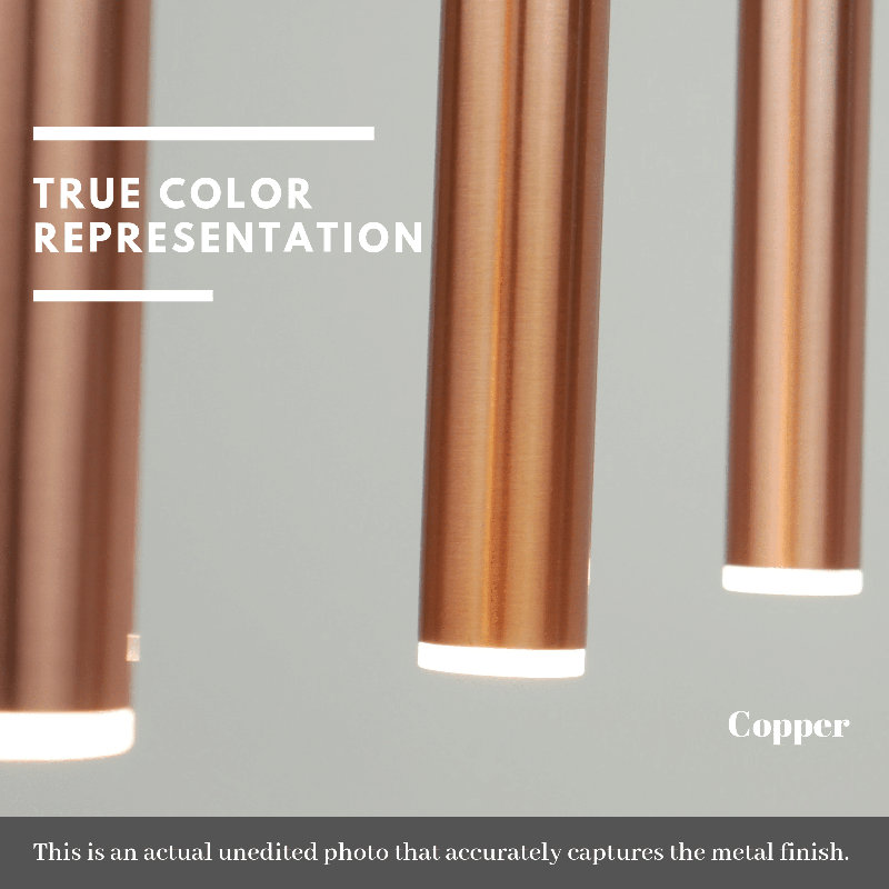 Baileyton 6 - Light Cluster Pendant, Copper