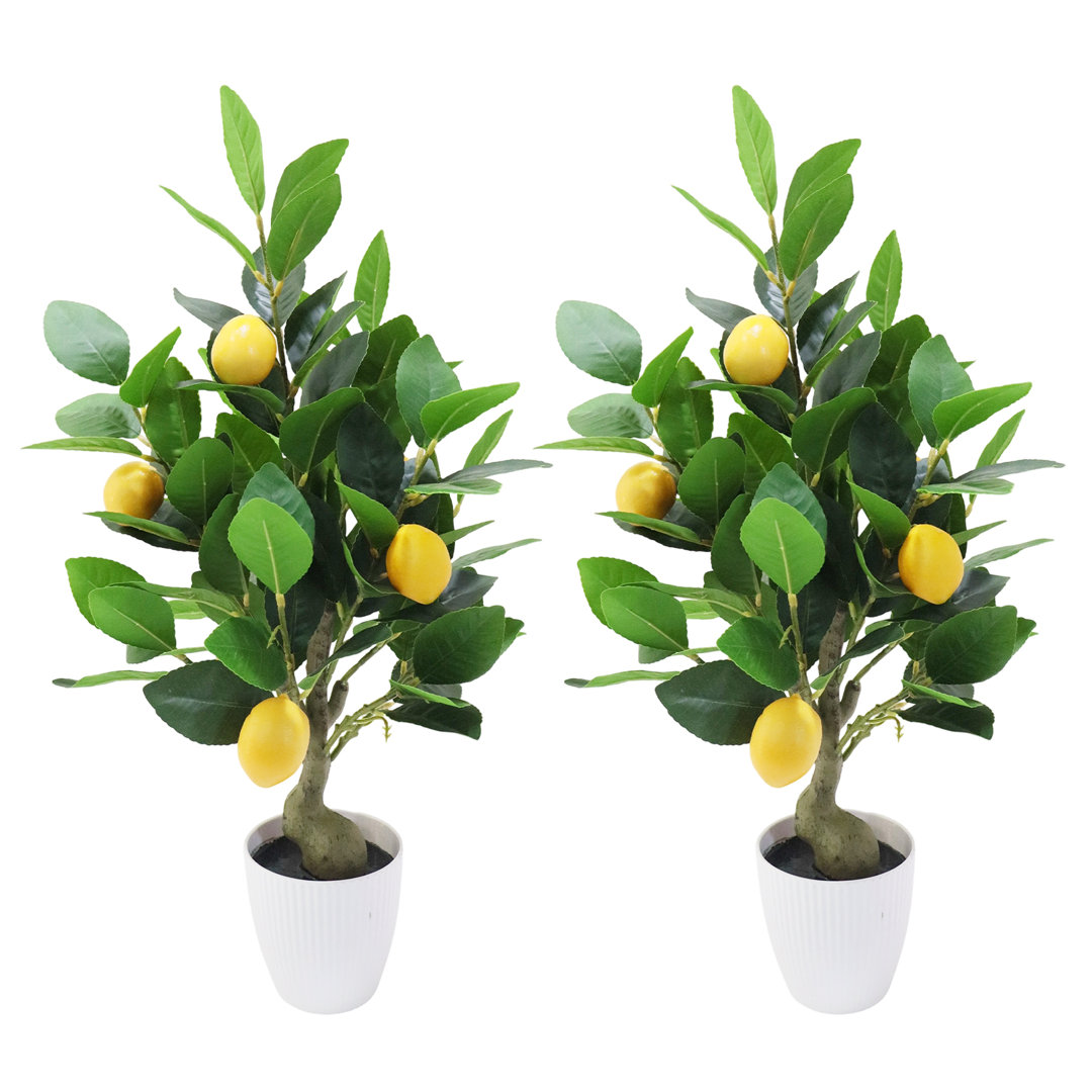 2pcs 1.6FT Artificial Trees Indoor, Faux Tree, Artificial Planter, Artificial Fake Tree Flower Potted, Thanksgiving Christmas, Artificial Plants for H