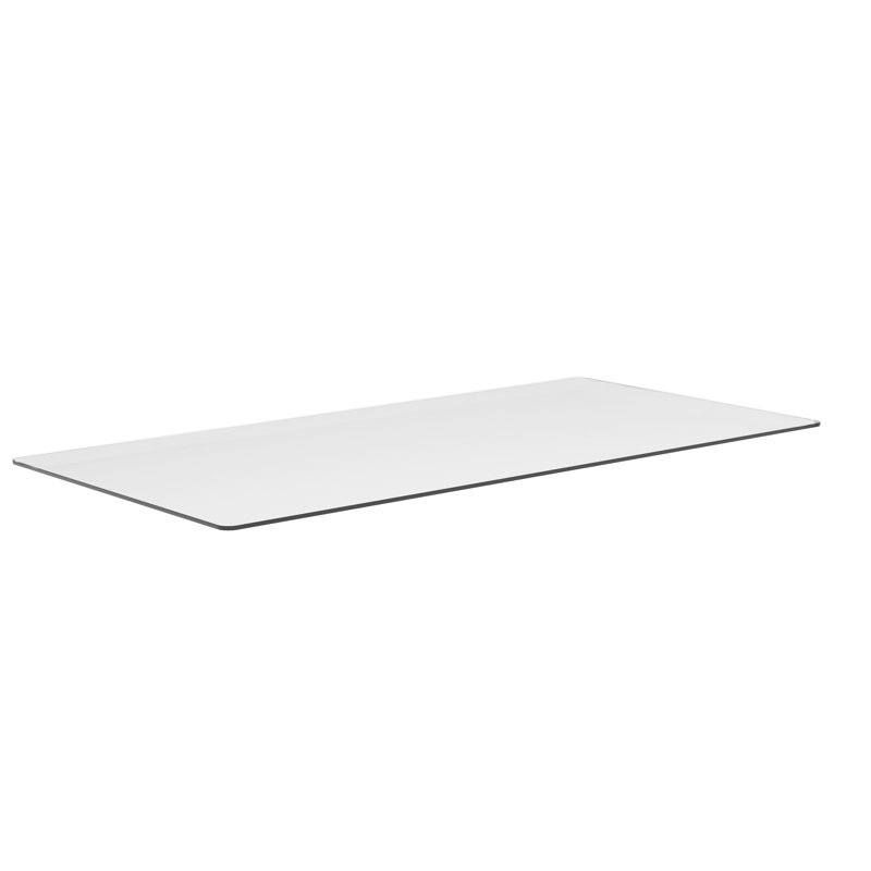 96'' L x 44'' W Glass Rectangular Table Top