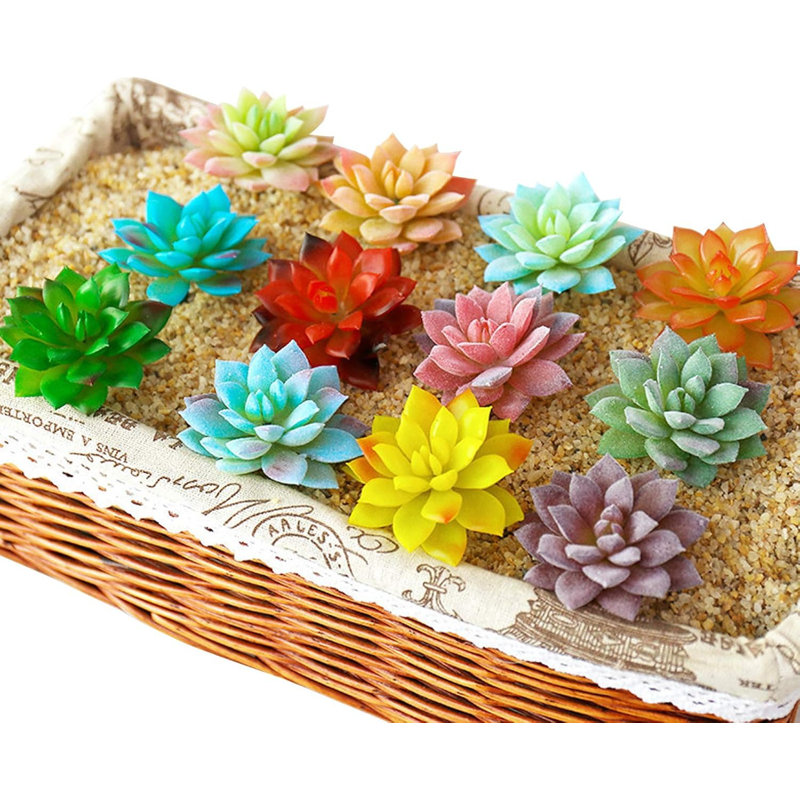 20-piece Assorted Style 11 Artificial Succulent Plants