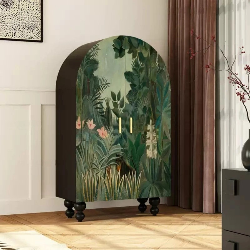 Armoire moderne à double porte minimaliste