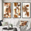 "Tons de terre liquides", 3 pièces sur toile-972261909-972261910