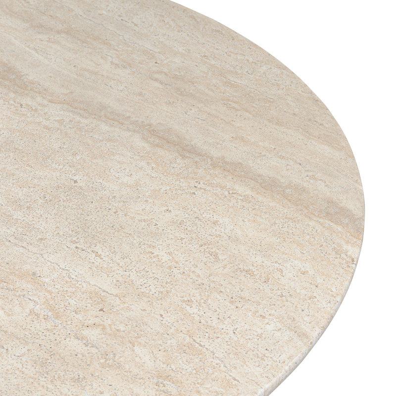 Macalaster Dining Table-Faux Travertine