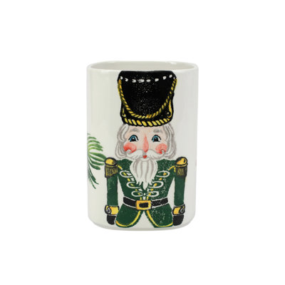 Nutcrackers Earthenware Square Utensil Crock
