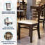 Chaise de restaurant en bois à dossier d'échelle Lyman-133938414-23209931