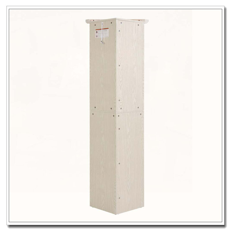 Armoire de rangement 72 po avec 8 portes, White