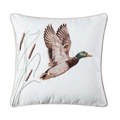 Coussin In Flight In Mallard and Cattails