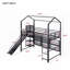 Lit mezzanine simple en métal sans sommier nécessaire Tablettes en fer