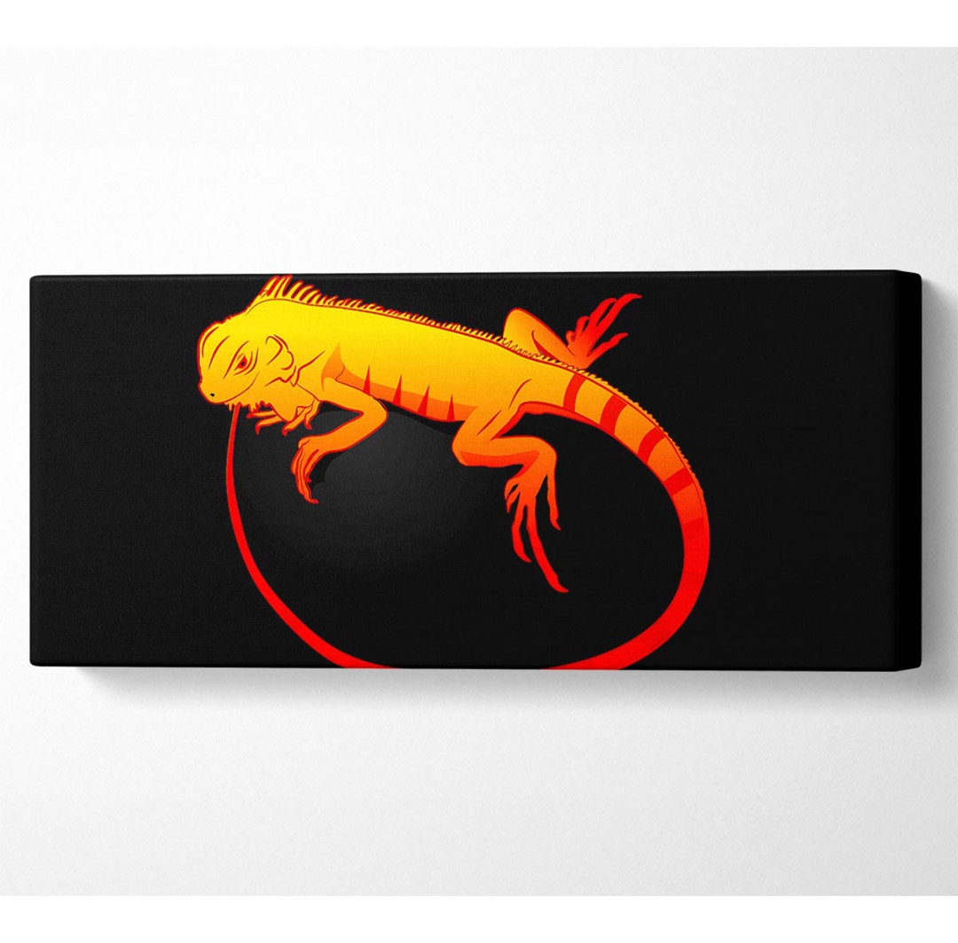 Iguana 2 - Kunstdrucke auf Leinwand mit Wrapped Canvas