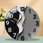 Horloge murale ronde en verre
