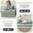 Boneless 79" Reconfigurable Sectional Compressed Sofa Bed with Pillows-1722319233